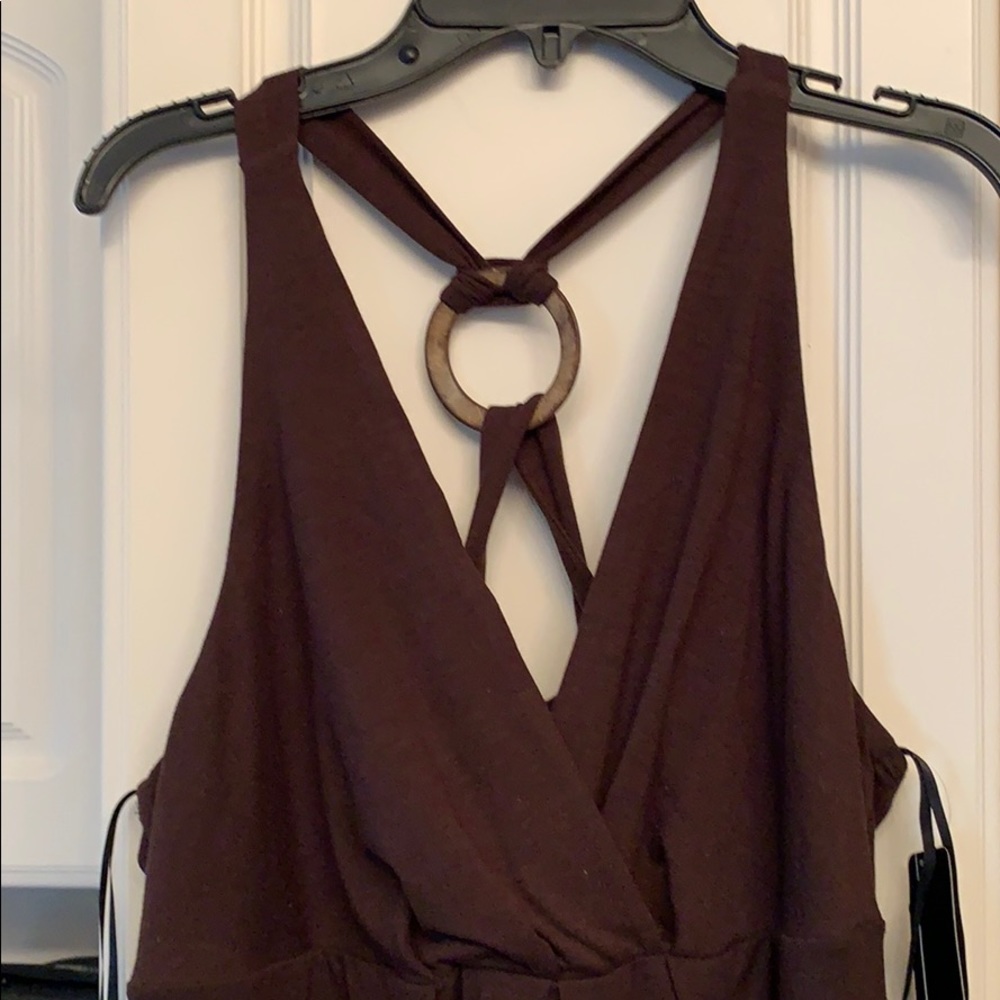 Long brown dress